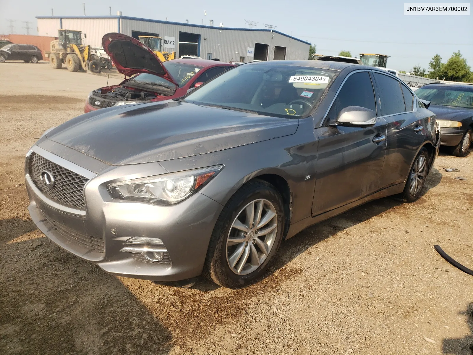 2014 Infiniti Q50 Base VIN: JN1BV7AR3EM700002 Lot: 64004304