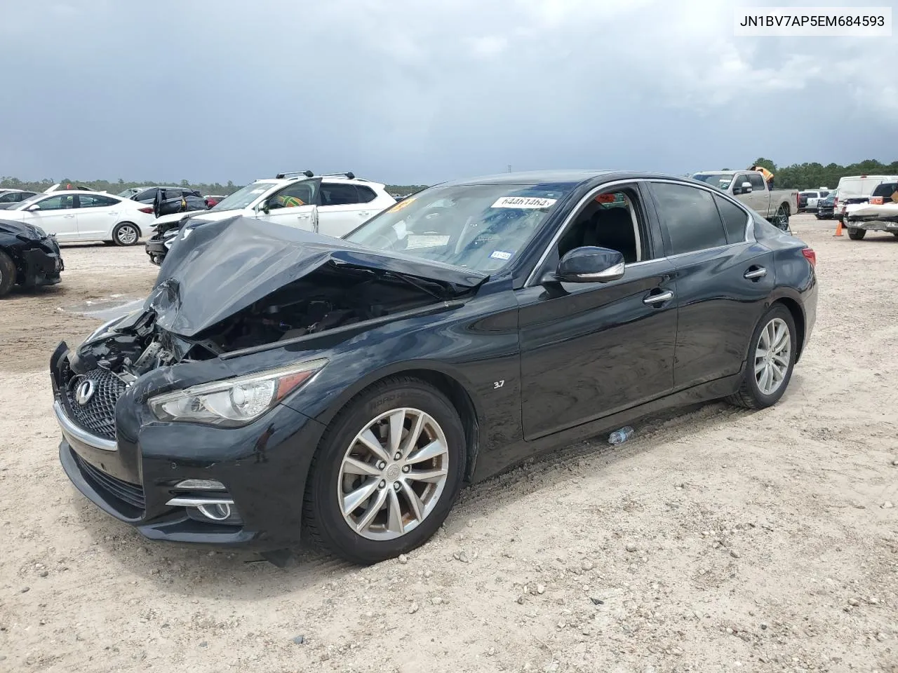 2014 Infiniti Q50 Base VIN: JN1BV7AP5EM684593 Lot: 64461464