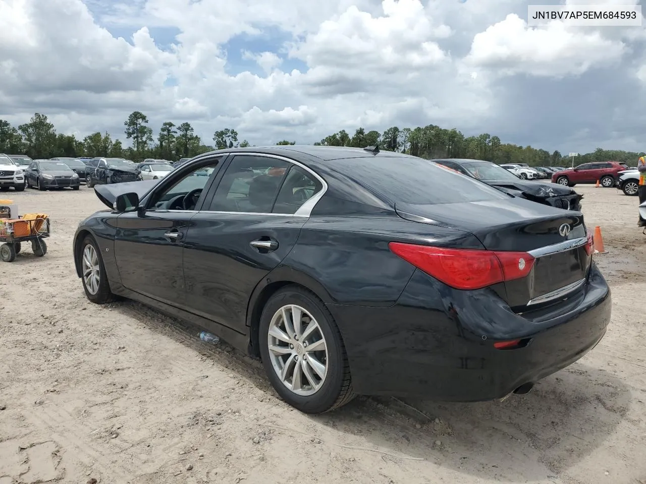 2014 Infiniti Q50 Base VIN: JN1BV7AP5EM684593 Lot: 64461464