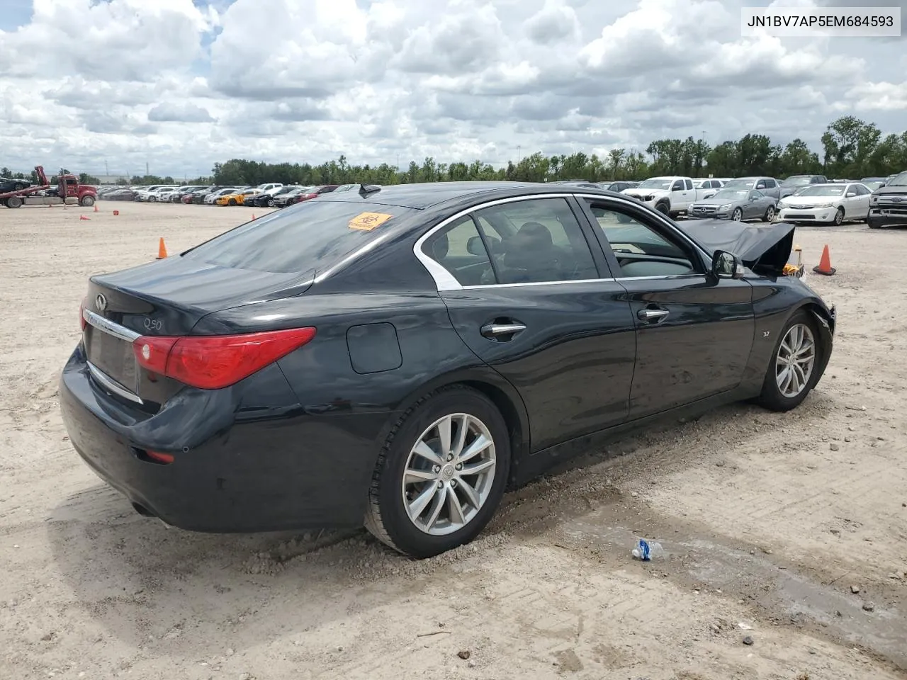 2014 Infiniti Q50 Base VIN: JN1BV7AP5EM684593 Lot: 64461464