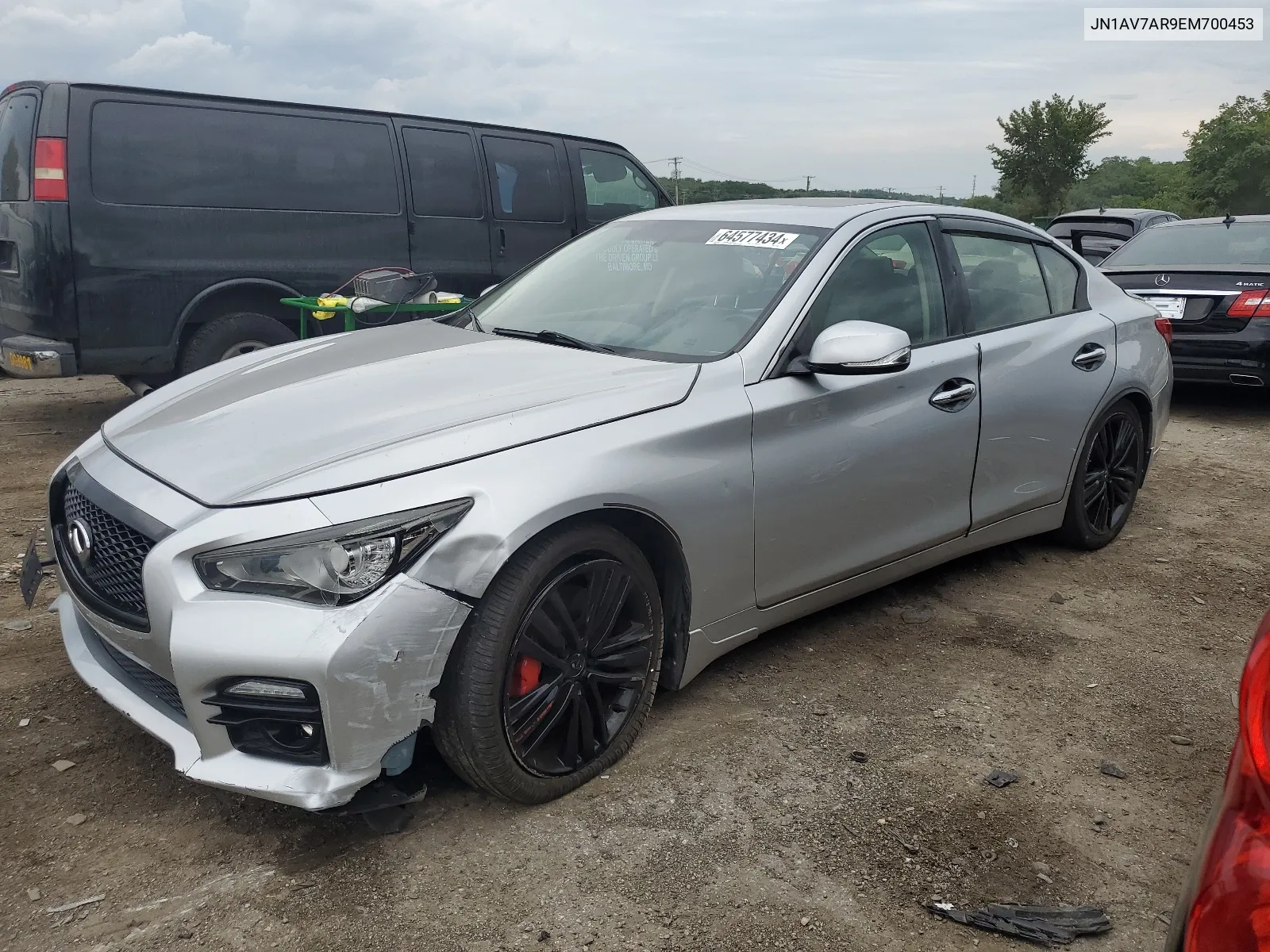 JN1AV7AR9EM700453 2014 Infiniti Q50 Hybrid Premium