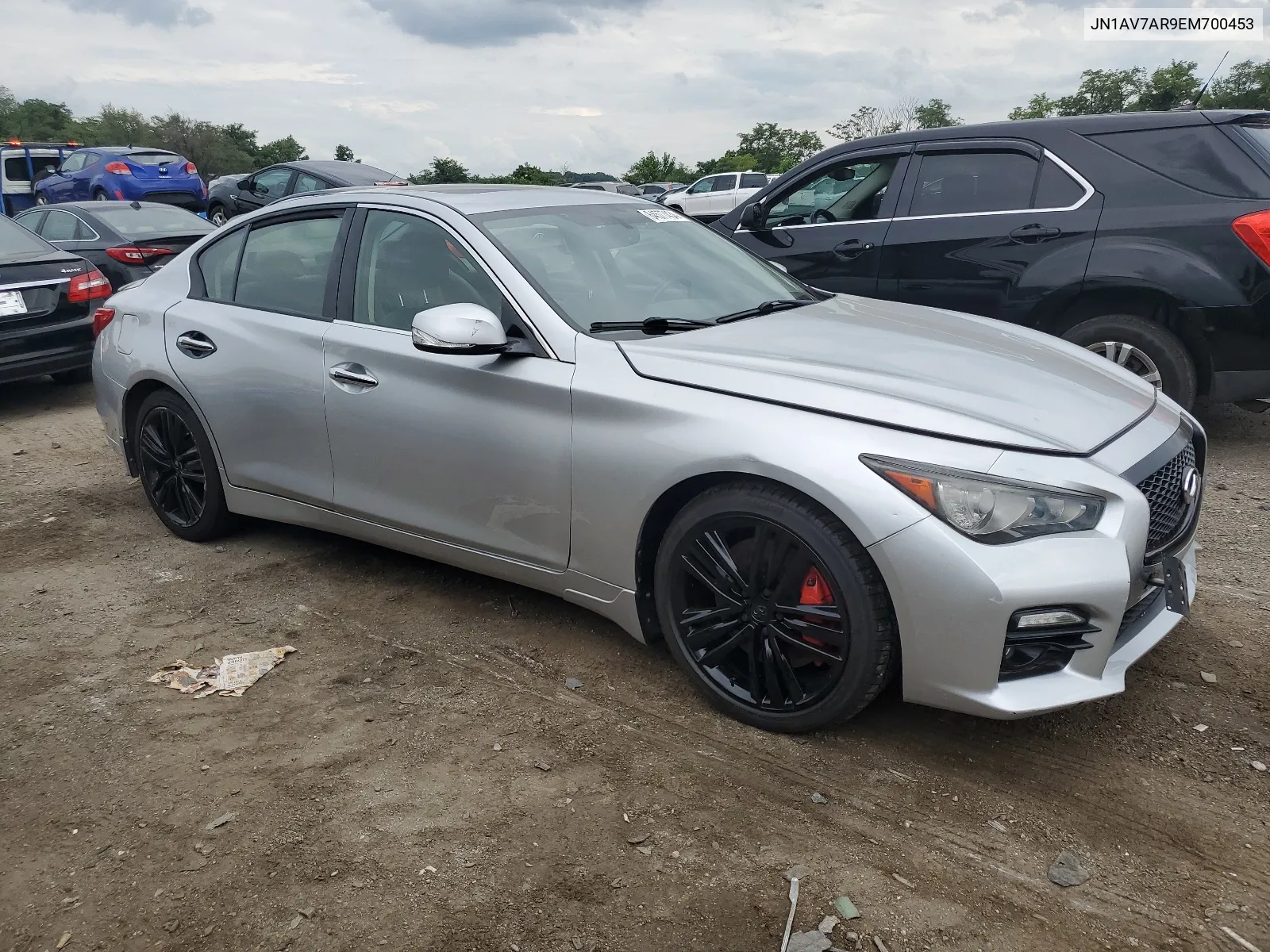 2014 Infiniti Q50 Hybrid Premium VIN: JN1AV7AR9EM700453 Lot: 64577434