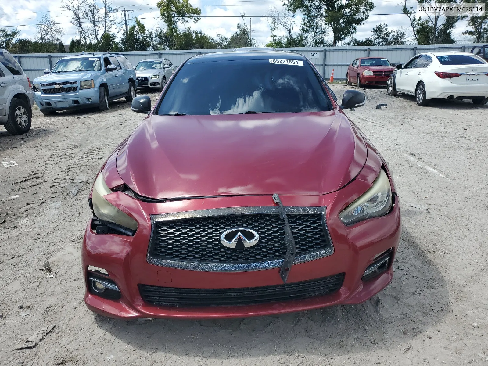 JN1BV7APXEM675114 2014 Infiniti Q50 Base