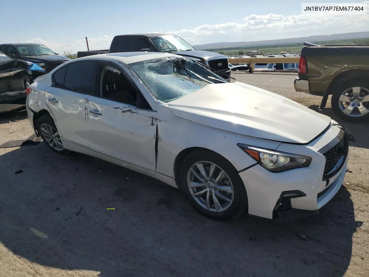 2014 Infiniti Q50 Base VIN: JN1BV7AP7EM677404 Lot: 65658954