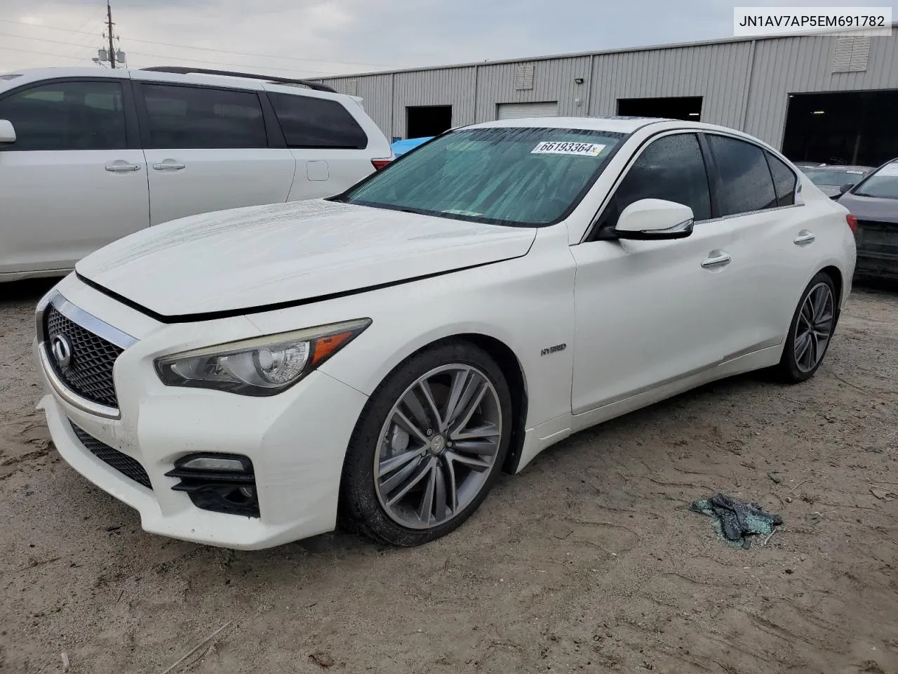 2014 Infiniti Q50 Hybrid Premium VIN: JN1AV7AP5EM691782 Lot: 66193364