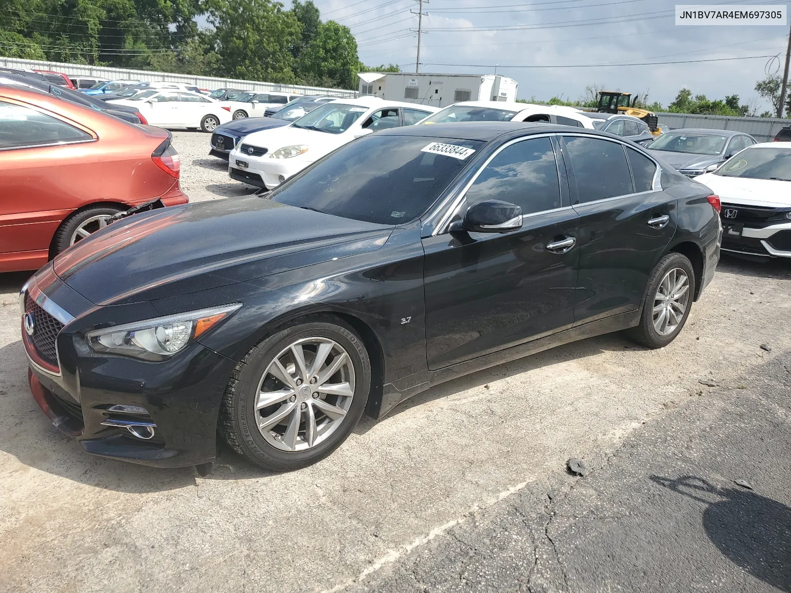 2014 Infiniti Q50 Base VIN: JN1BV7AR4EM697305 Lot: 66333844