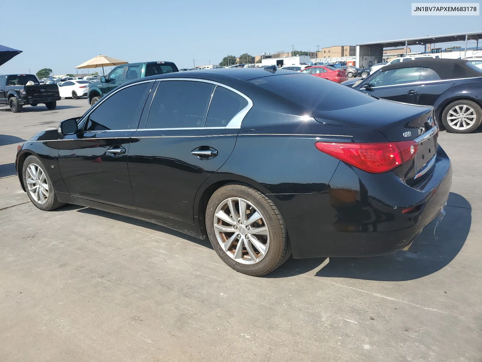 2014 Infiniti Q50 Base VIN: JN1BV7APXEM683178 Lot: 66372914