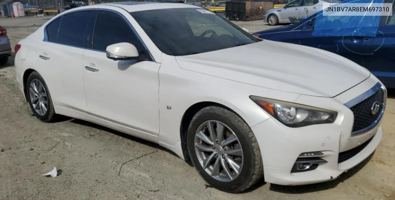 2014 Infiniti Q50 Base VIN: JN1BV7AR8EM697310 Lot: 66461774