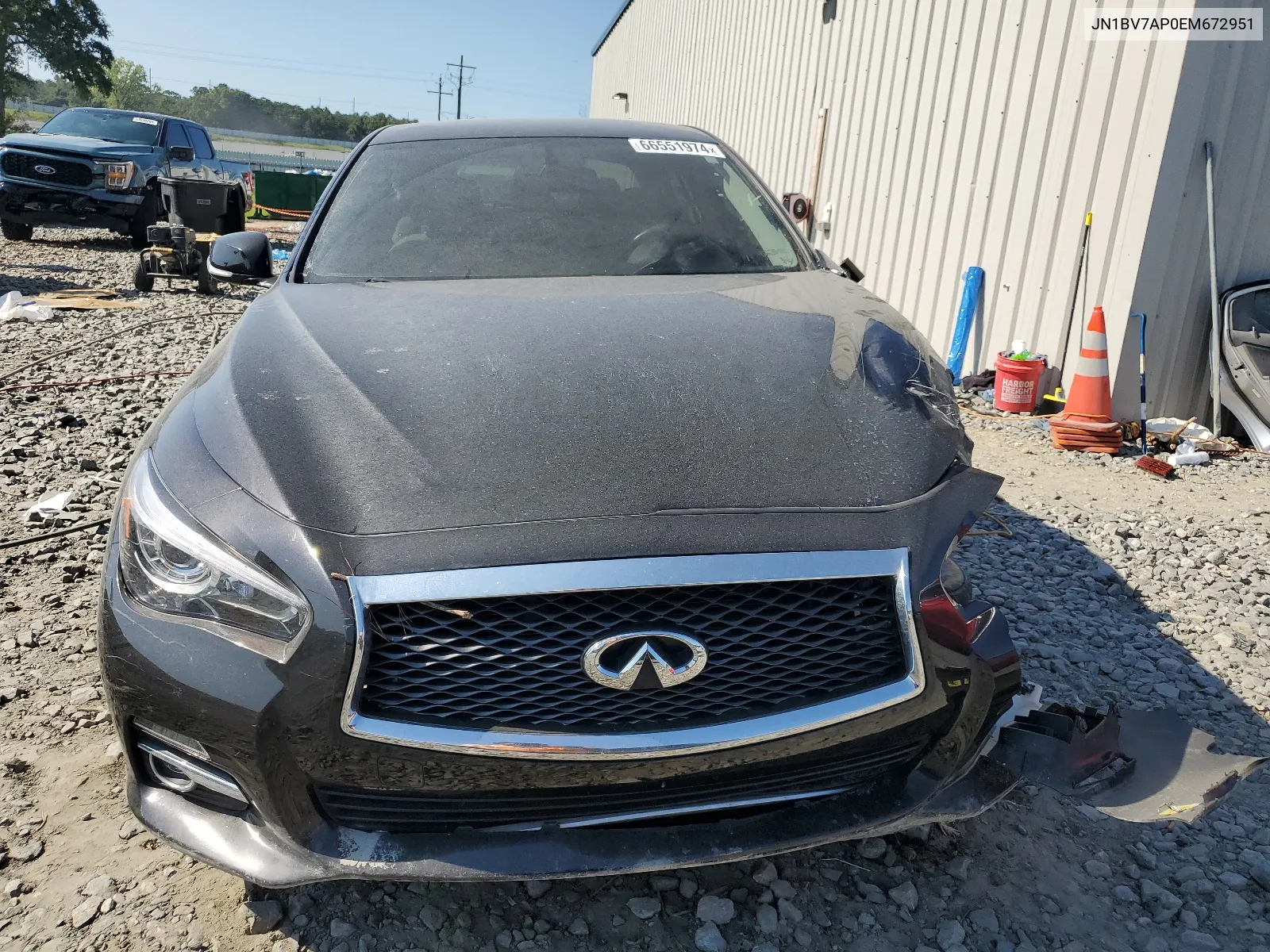 2014 Infiniti Q50 Base VIN: JN1BV7AP0EM672951 Lot: 66551974