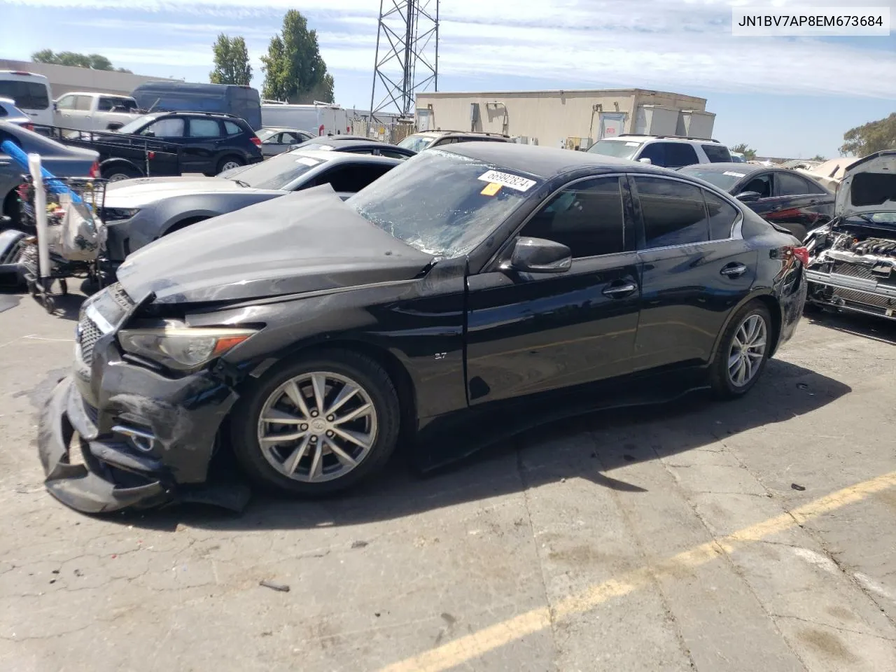 2014 Infiniti Q50 Base VIN: JN1BV7AP8EM673684 Lot: 66992824