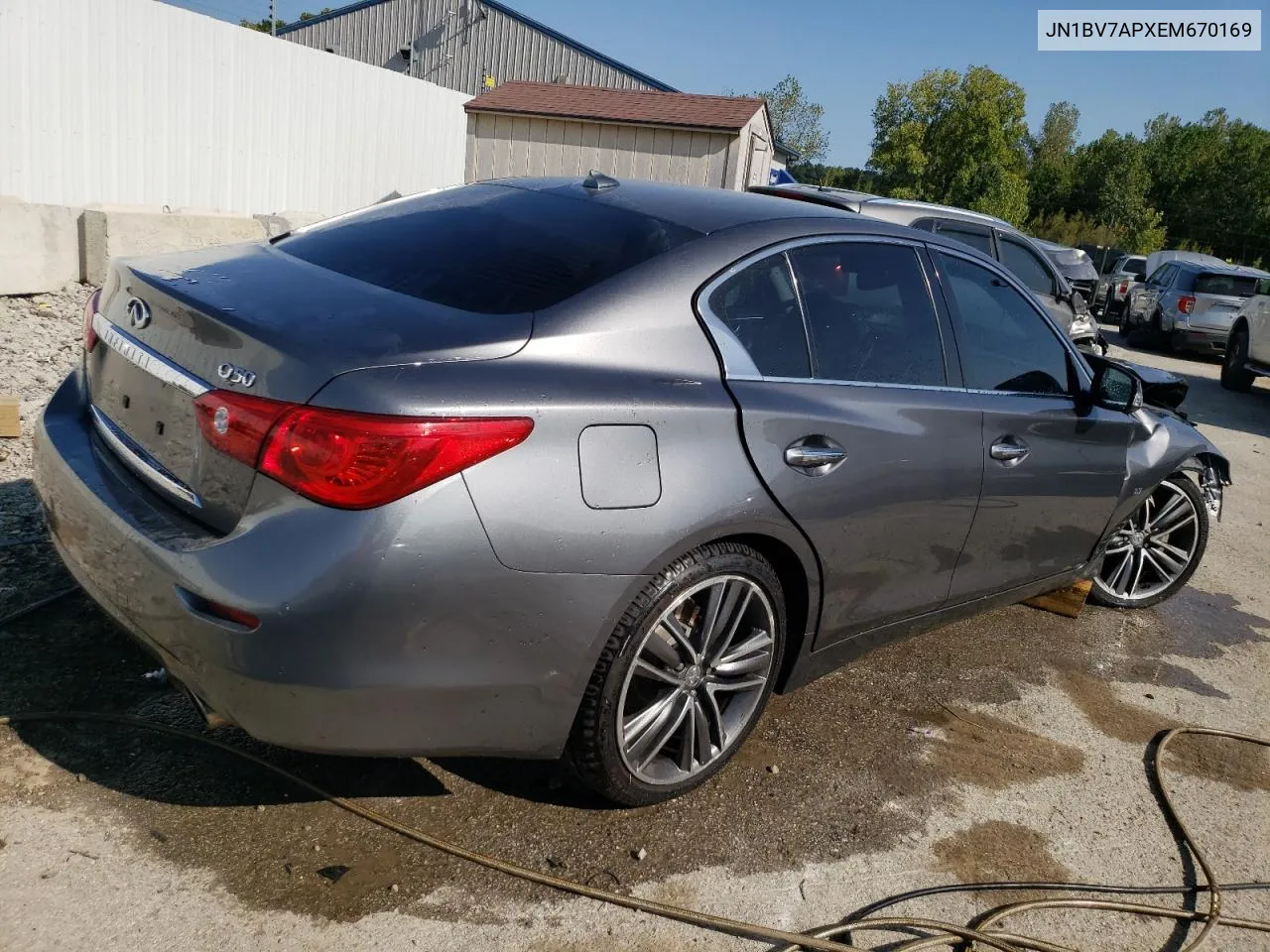 JN1BV7APXEM670169 2014 Infiniti Q50 Base