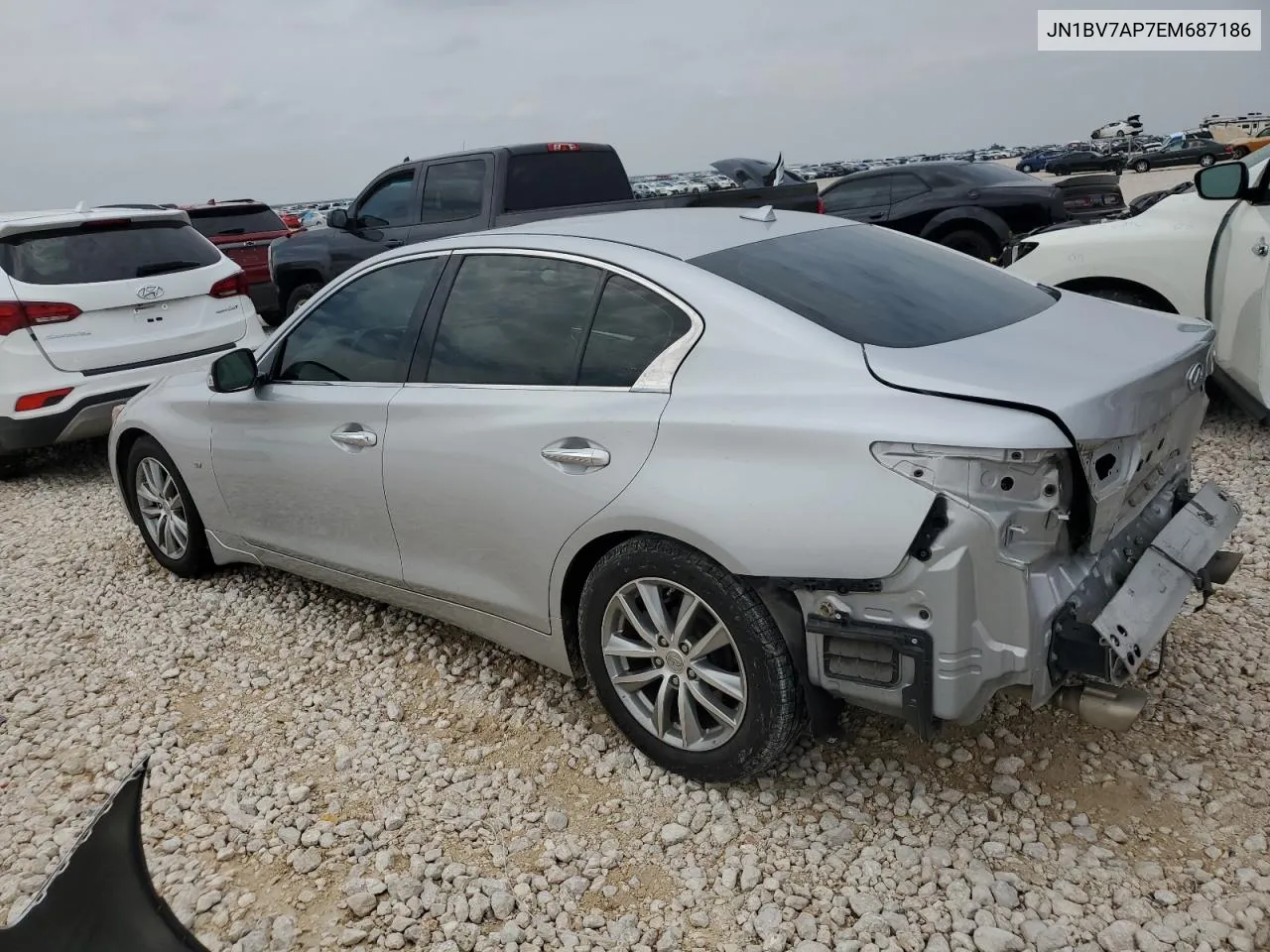 2014 Infiniti Q50 Base VIN: JN1BV7AP7EM687186 Lot: 67476344