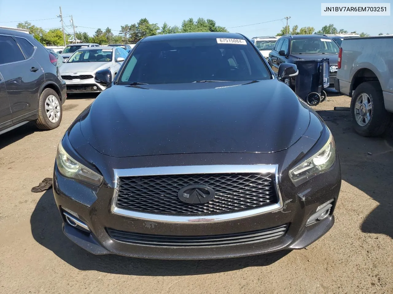 2014 Infiniti Q50 Base VIN: JN1BV7AR6EM703251 Lot: 67515084