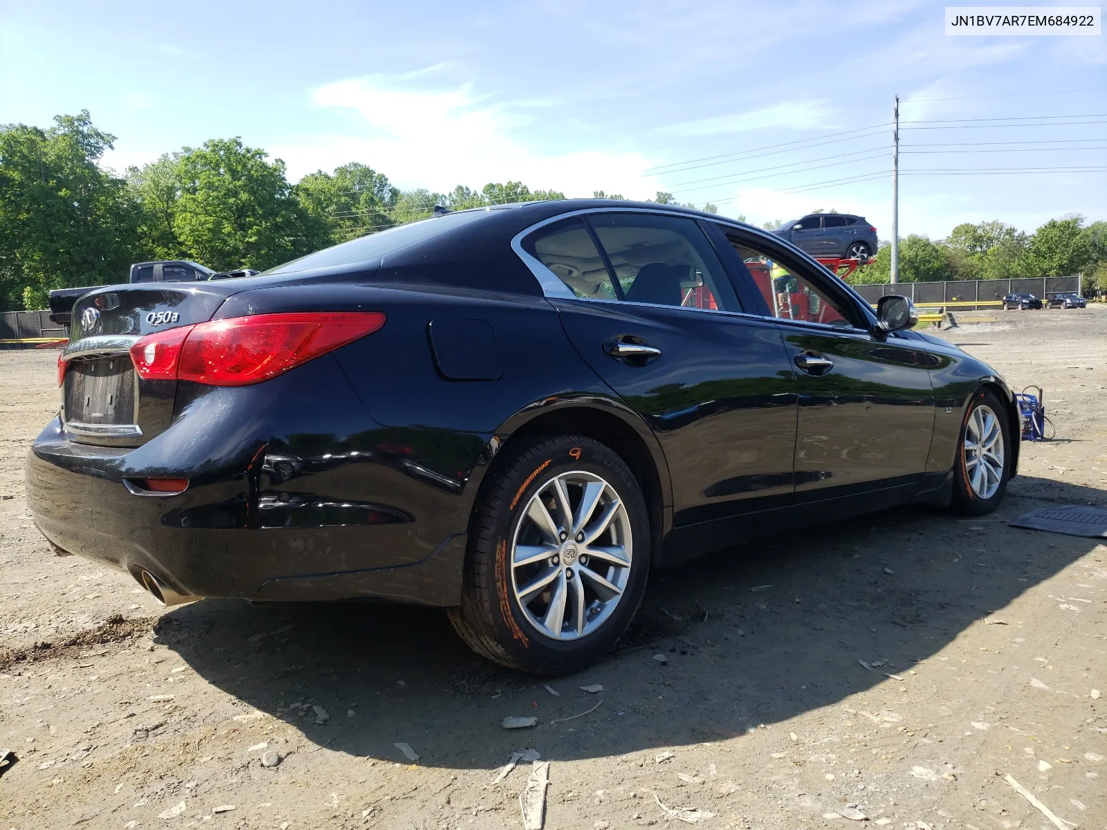 2014 Infiniti Q50 Base VIN: JN1BV7AR7EM684922 Lot: 67633804