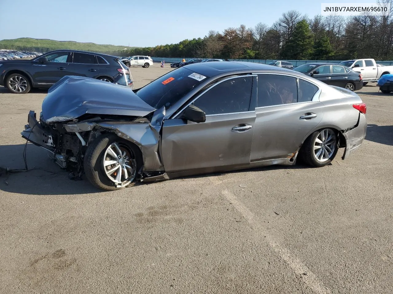 2014 Infiniti Q50 Base VIN: JN1BV7ARXEM695610 Lot: 68027764