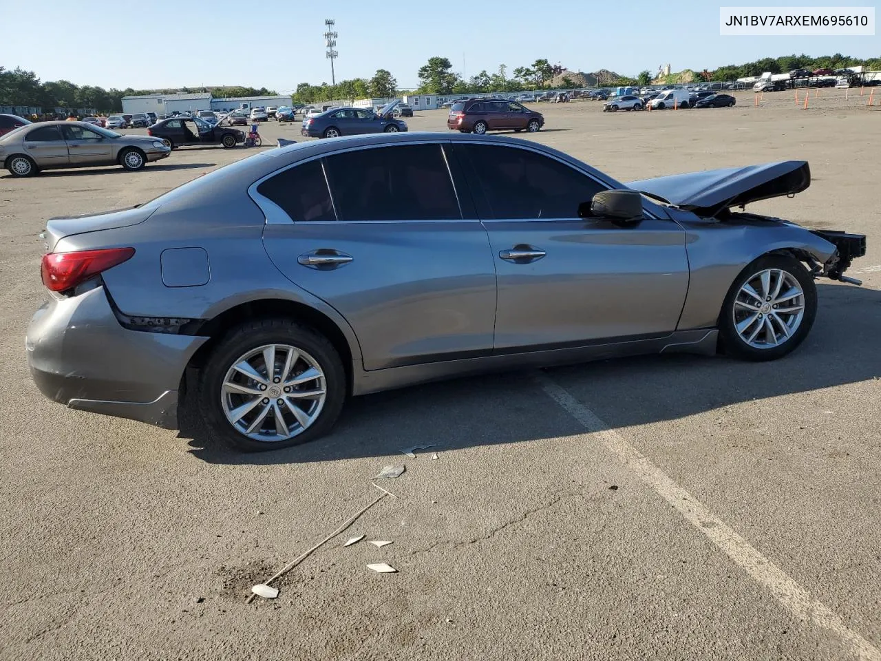 2014 Infiniti Q50 Base VIN: JN1BV7ARXEM695610 Lot: 68027764