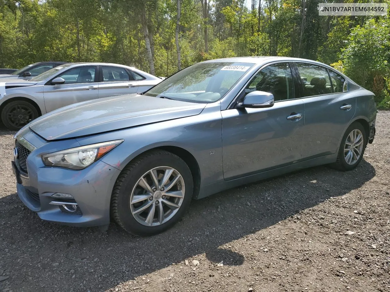 2014 Infiniti Q50 Base VIN: JN1BV7AR1EM684592 Lot: 68038414