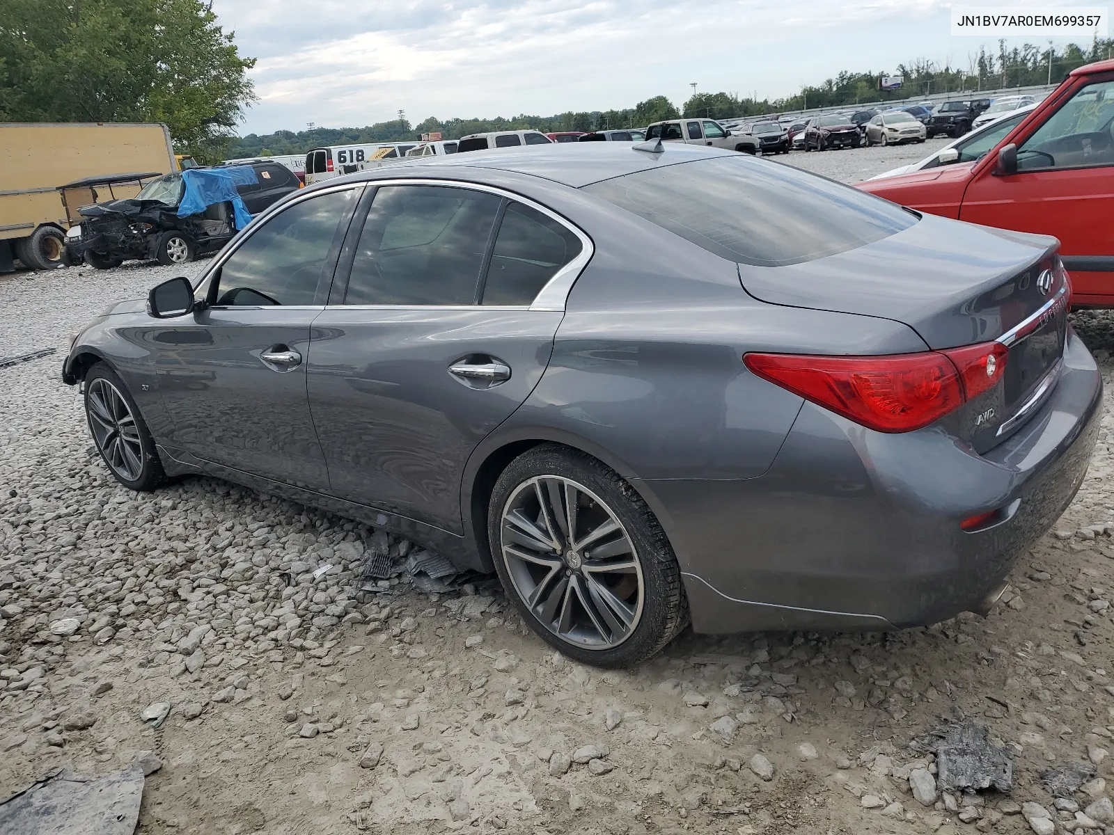 2014 Infiniti Q50 Base VIN: JN1BV7AR0EM699357 Lot: 68137724