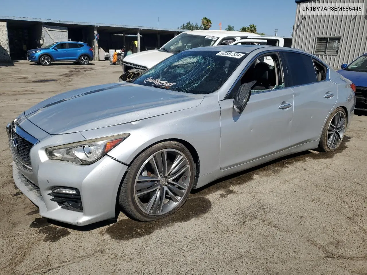 2014 Infiniti Q50 Base VIN: JN1BV7AP8EM685446 Lot: 68387534