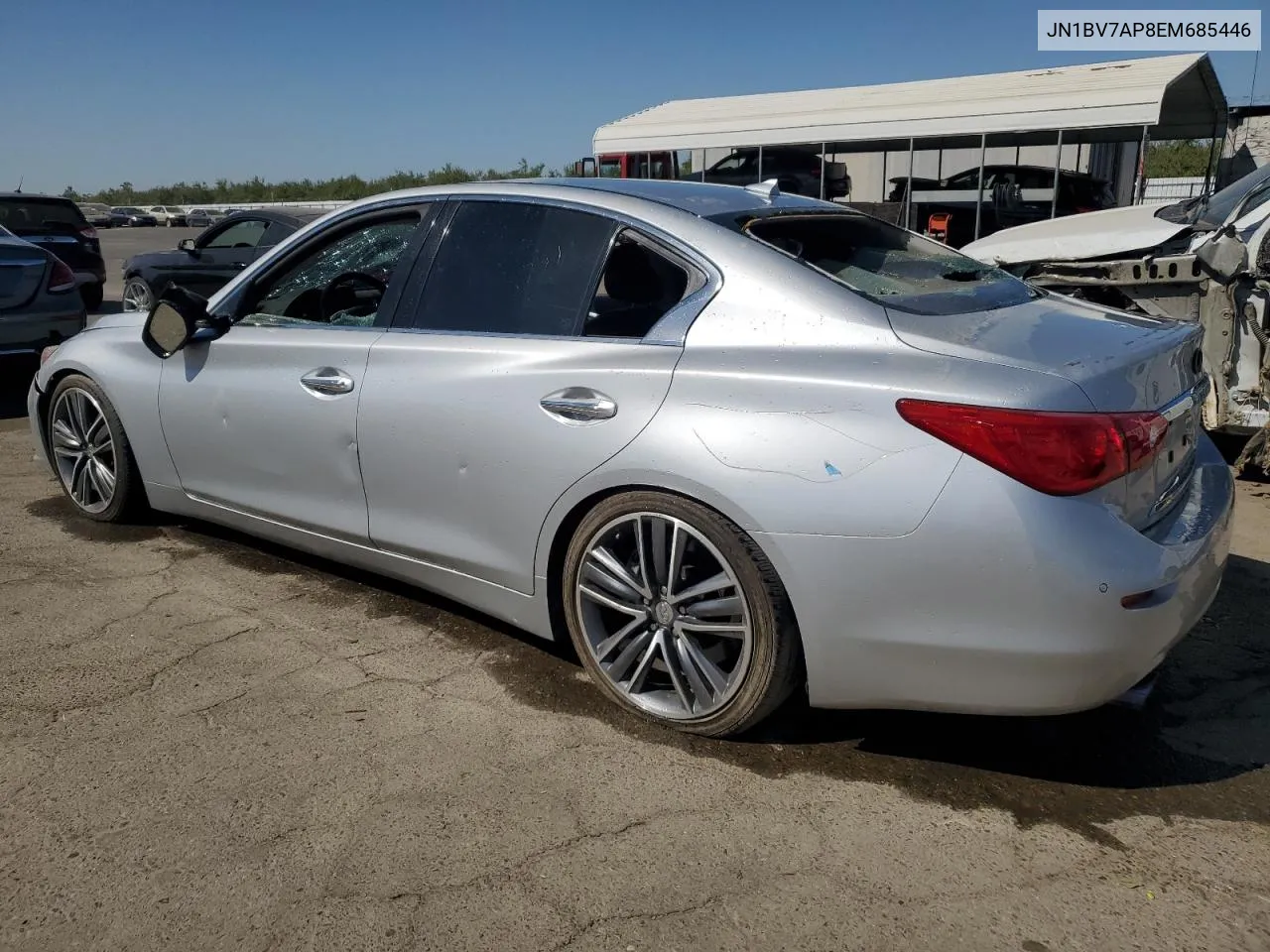 2014 Infiniti Q50 Base VIN: JN1BV7AP8EM685446 Lot: 68387534