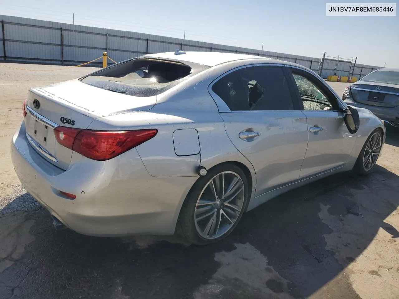 2014 Infiniti Q50 Base VIN: JN1BV7AP8EM685446 Lot: 68387534