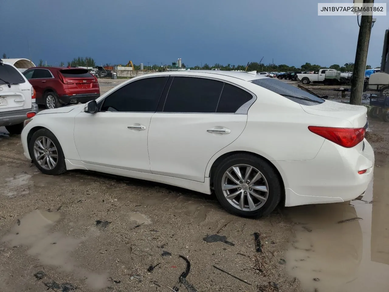 2014 Infiniti Q50 Base VIN: JN1BV7AP2EM681862 Lot: 68824224