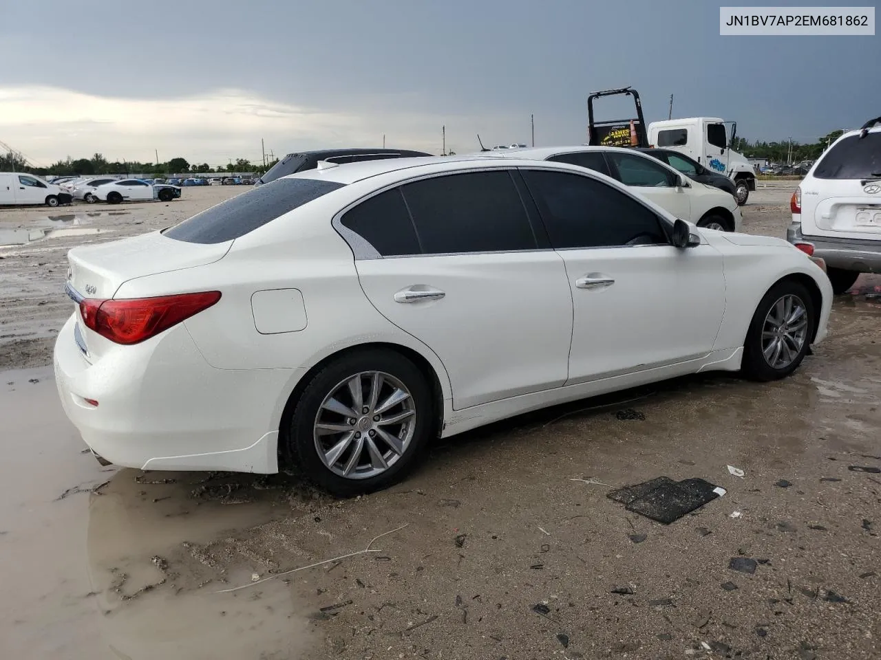 2014 Infiniti Q50 Base VIN: JN1BV7AP2EM681862 Lot: 68824224