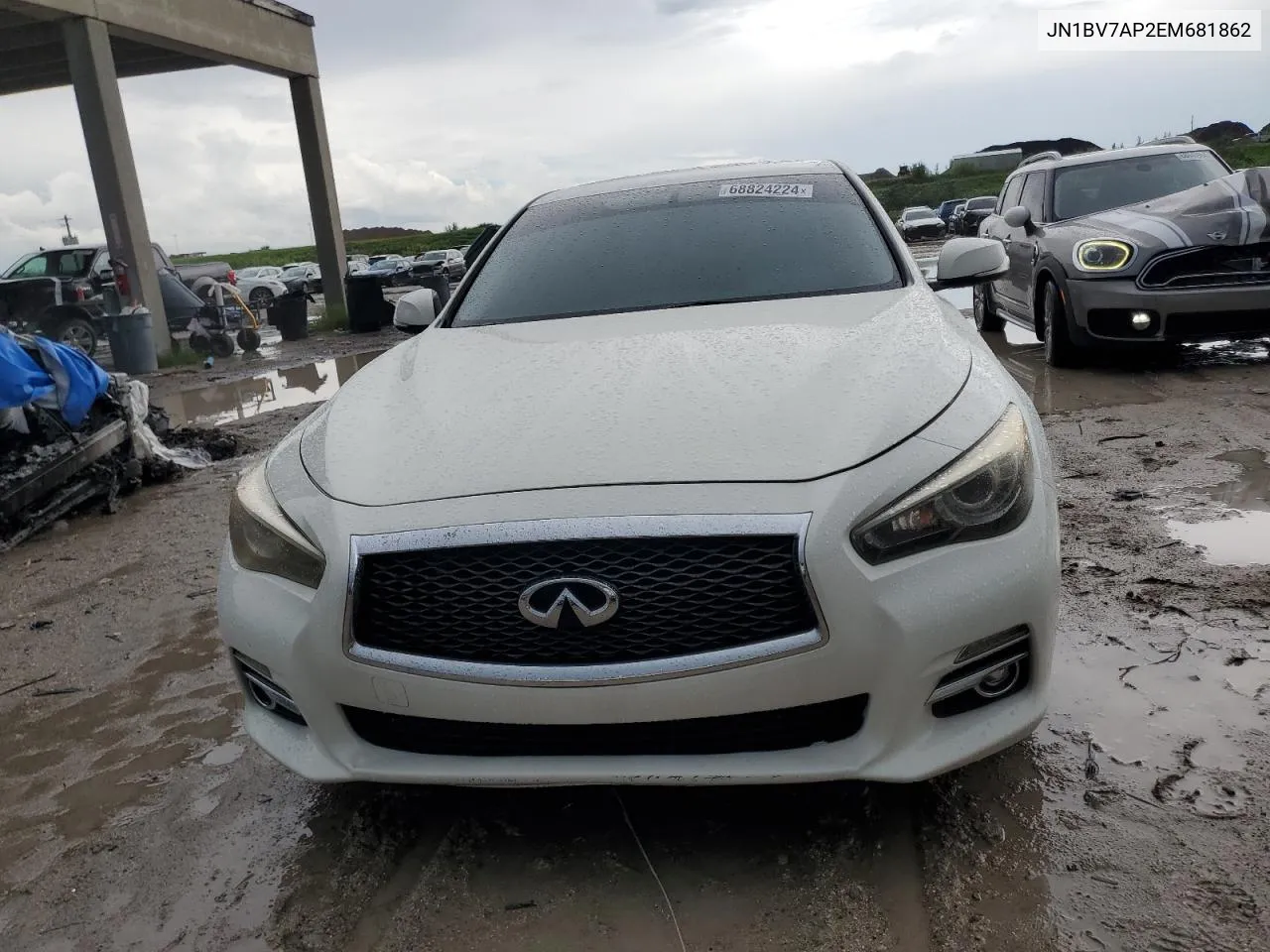 2014 Infiniti Q50 Base VIN: JN1BV7AP2EM681862 Lot: 68824224