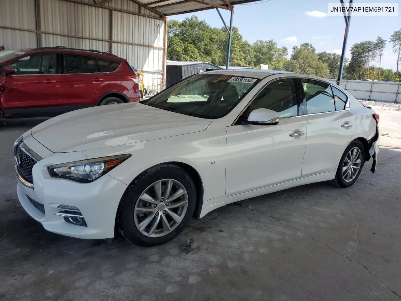 2014 Infiniti Q50 Base VIN: JN1BV7AP1EM691721 Lot: 68880154