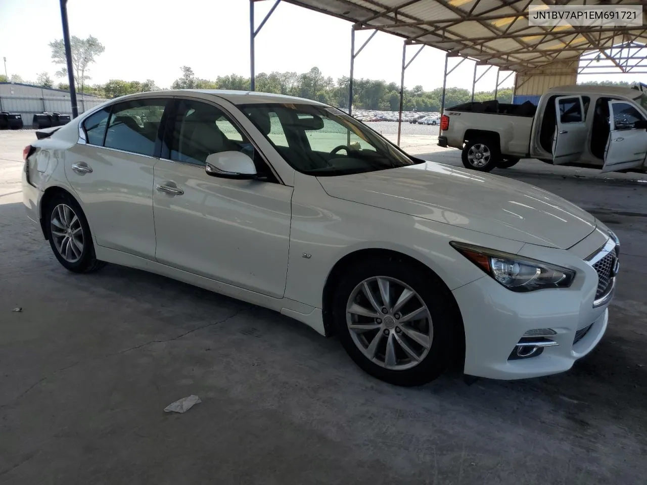 2014 Infiniti Q50 Base VIN: JN1BV7AP1EM691721 Lot: 68880154