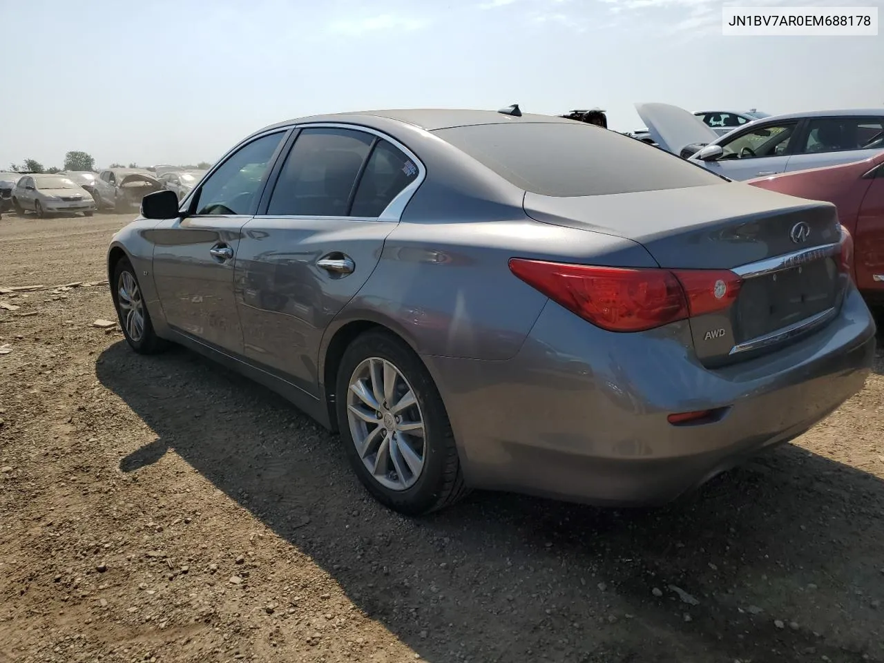 2014 Infiniti Q50 Base VIN: JN1BV7AR0EM688178 Lot: 69046724