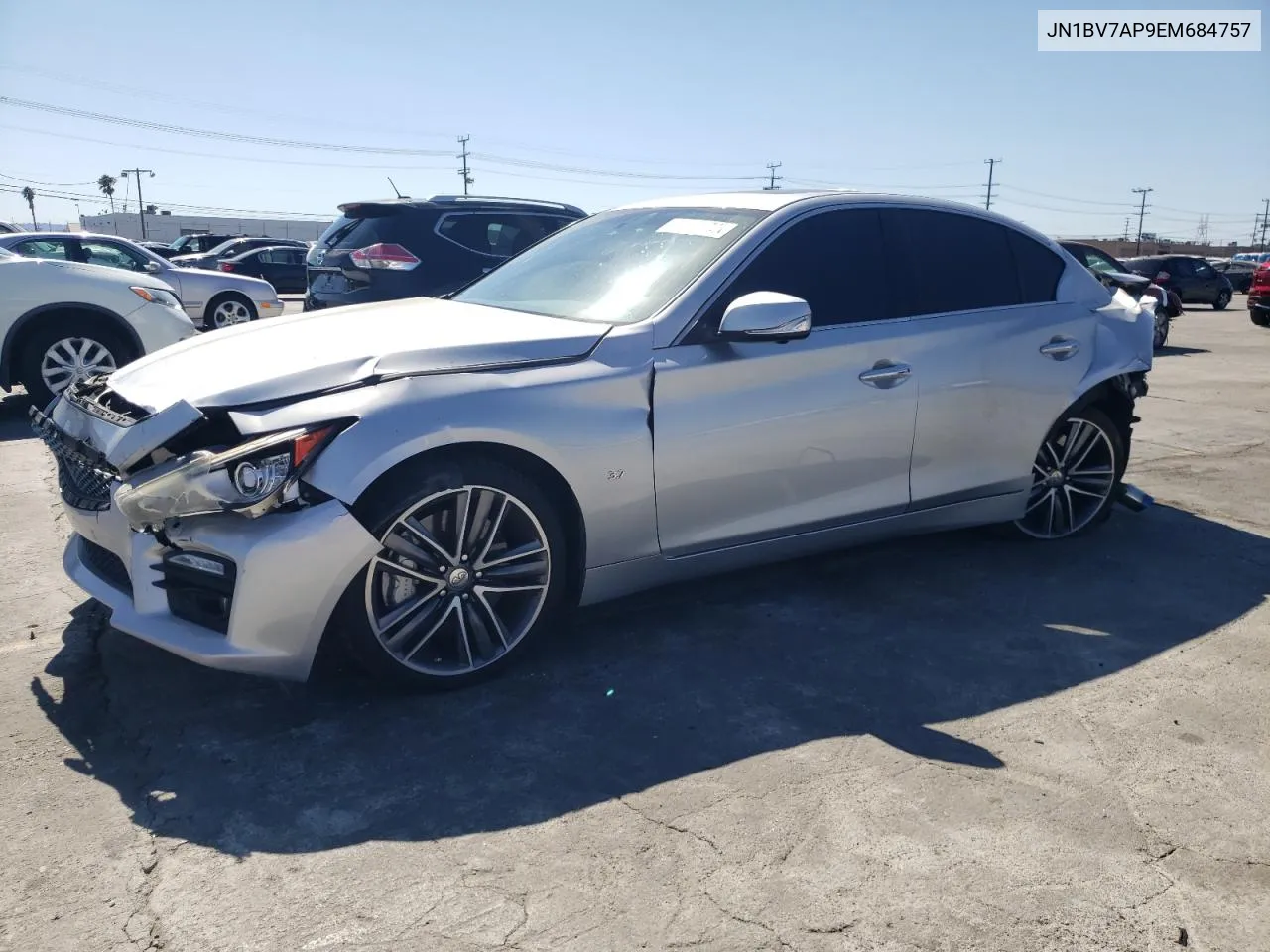 2014 Infiniti Q50 Base VIN: JN1BV7AP9EM684757 Lot: 69128254