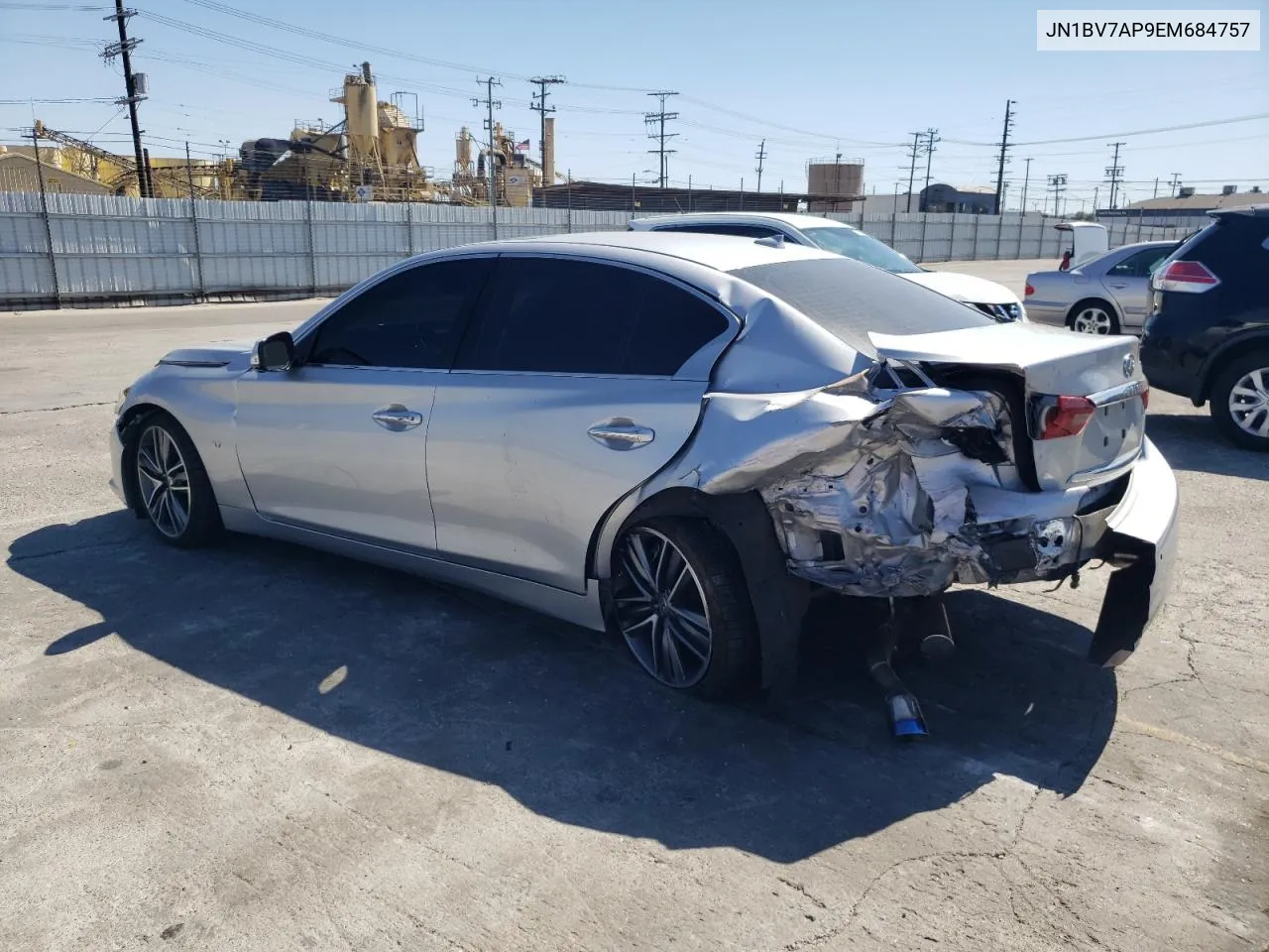 2014 Infiniti Q50 Base VIN: JN1BV7AP9EM684757 Lot: 69128254