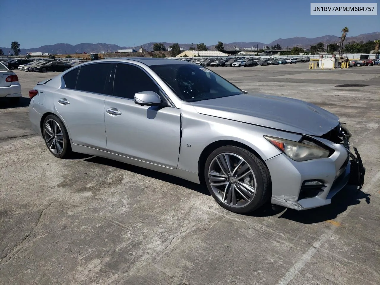 2014 Infiniti Q50 Base VIN: JN1BV7AP9EM684757 Lot: 69128254