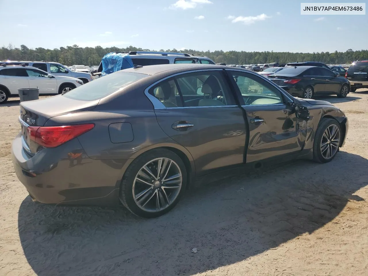 JN1BV7AP4EM673486 2014 Infiniti Q50 Base