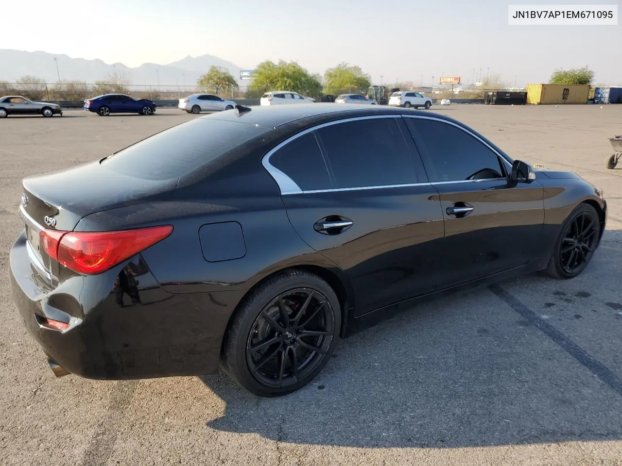 2014 Infiniti Q50 Base VIN: JN1BV7AP1EM671095 Lot: 69754374