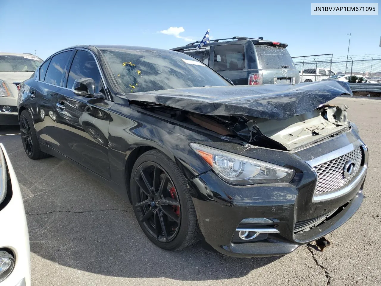 2014 Infiniti Q50 Base VIN: JN1BV7AP1EM671095 Lot: 69754374