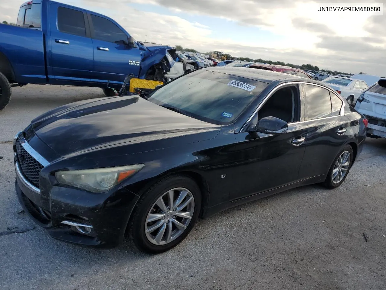 2014 Infiniti Q50 Base VIN: JN1BV7AP9EM680580 Lot: 69805774