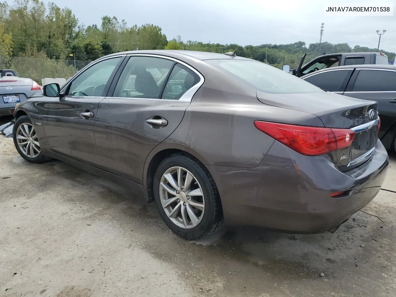 2014 Infiniti Q50 Hybrid Premium VIN: JN1AV7AR0EM701538 Lot: 69869554