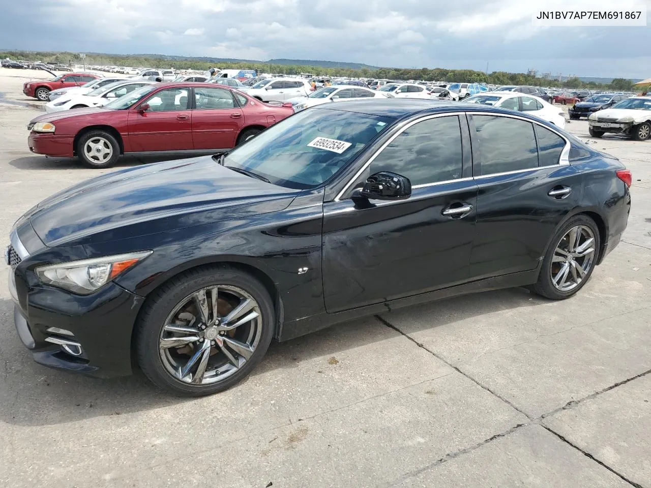 JN1BV7AP7EM691867 2014 Infiniti Q50 Base