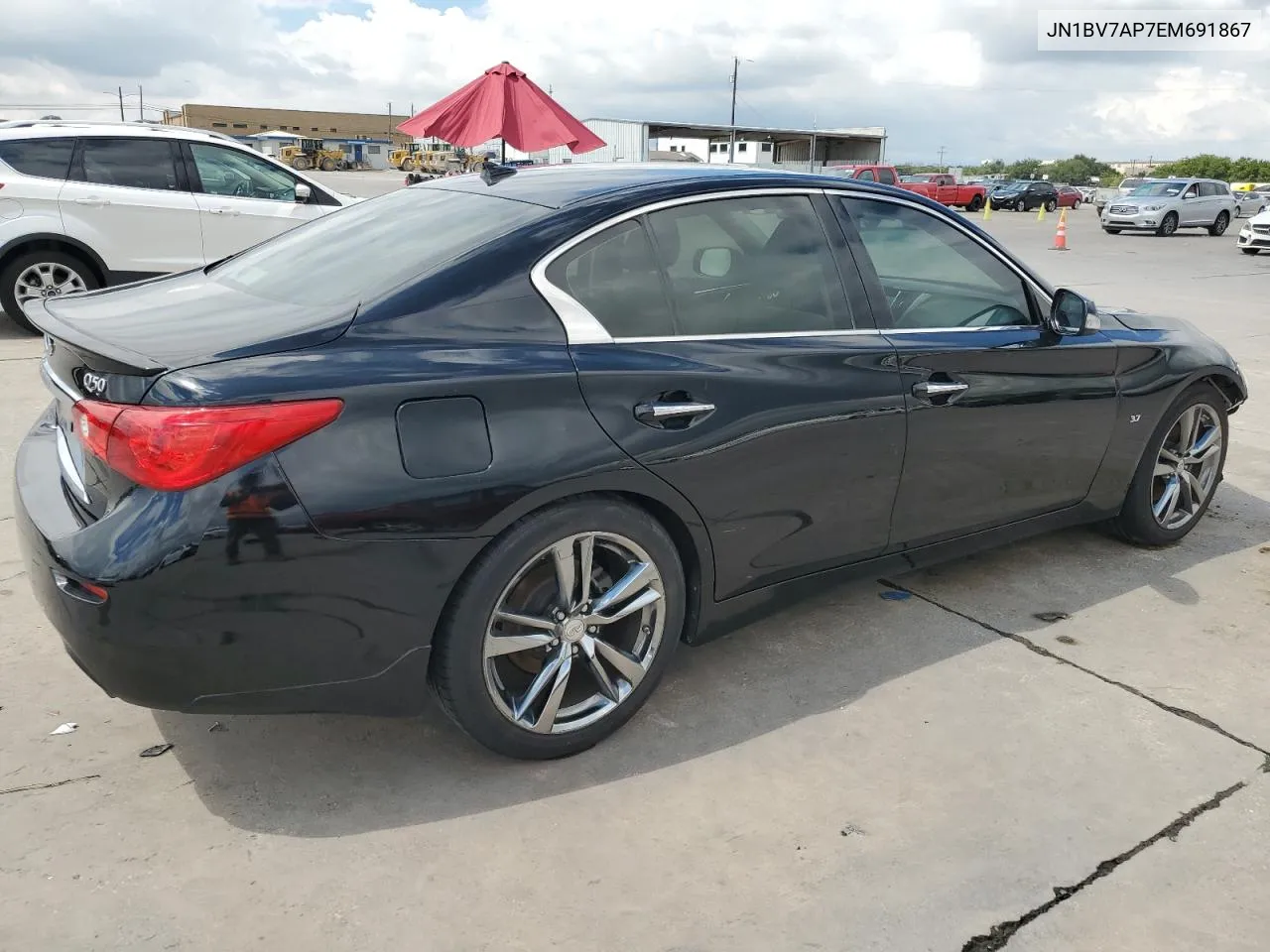 2014 Infiniti Q50 Base VIN: JN1BV7AP7EM691867 Lot: 69932534