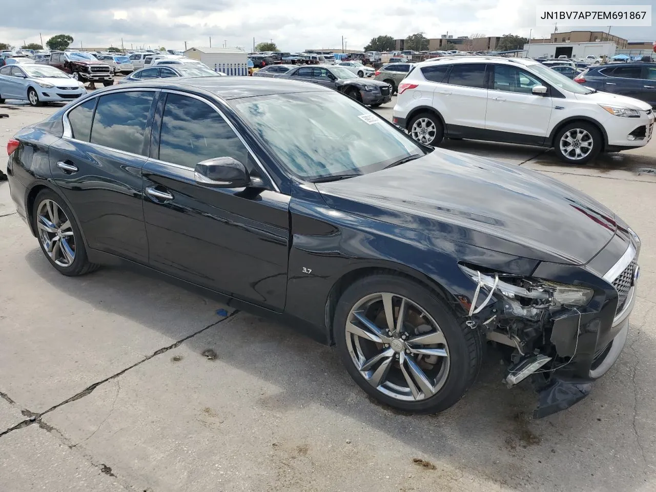 2014 Infiniti Q50 Base VIN: JN1BV7AP7EM691867 Lot: 69932534