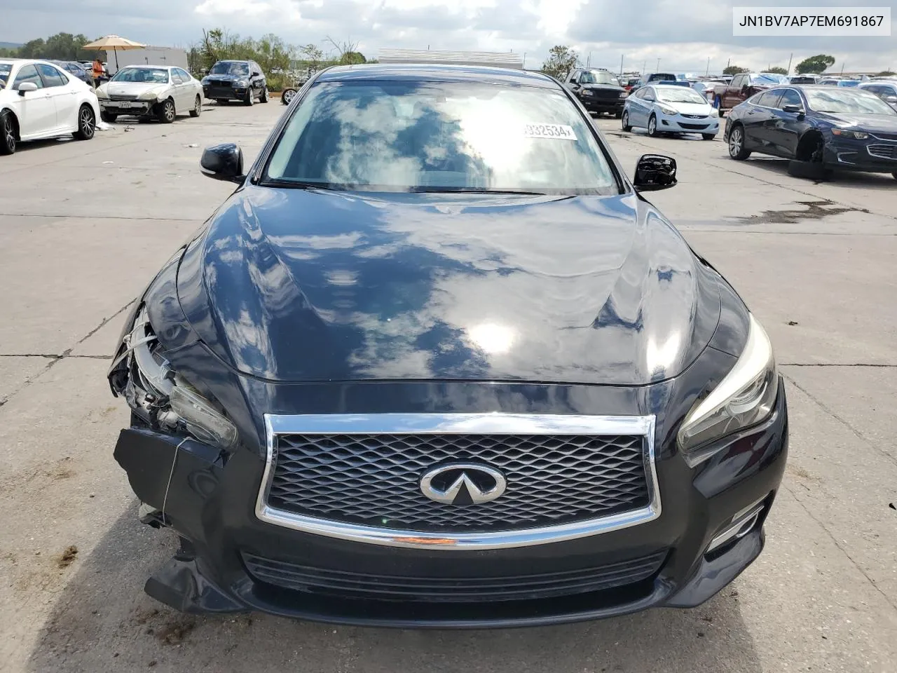 2014 Infiniti Q50 Base VIN: JN1BV7AP7EM691867 Lot: 69932534