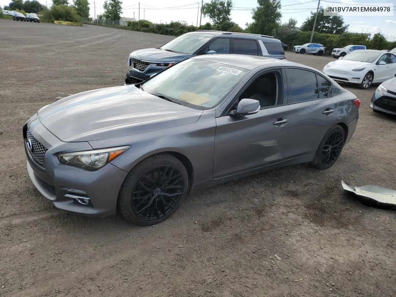 2014 Infiniti Q50 Base VIN: JN1BV7AR1EM684978 Lot: 69986244