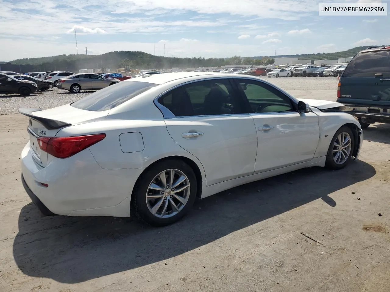 2014 Infiniti Q50 Base VIN: JN1BV7AP8EM672986 Lot: 70243944