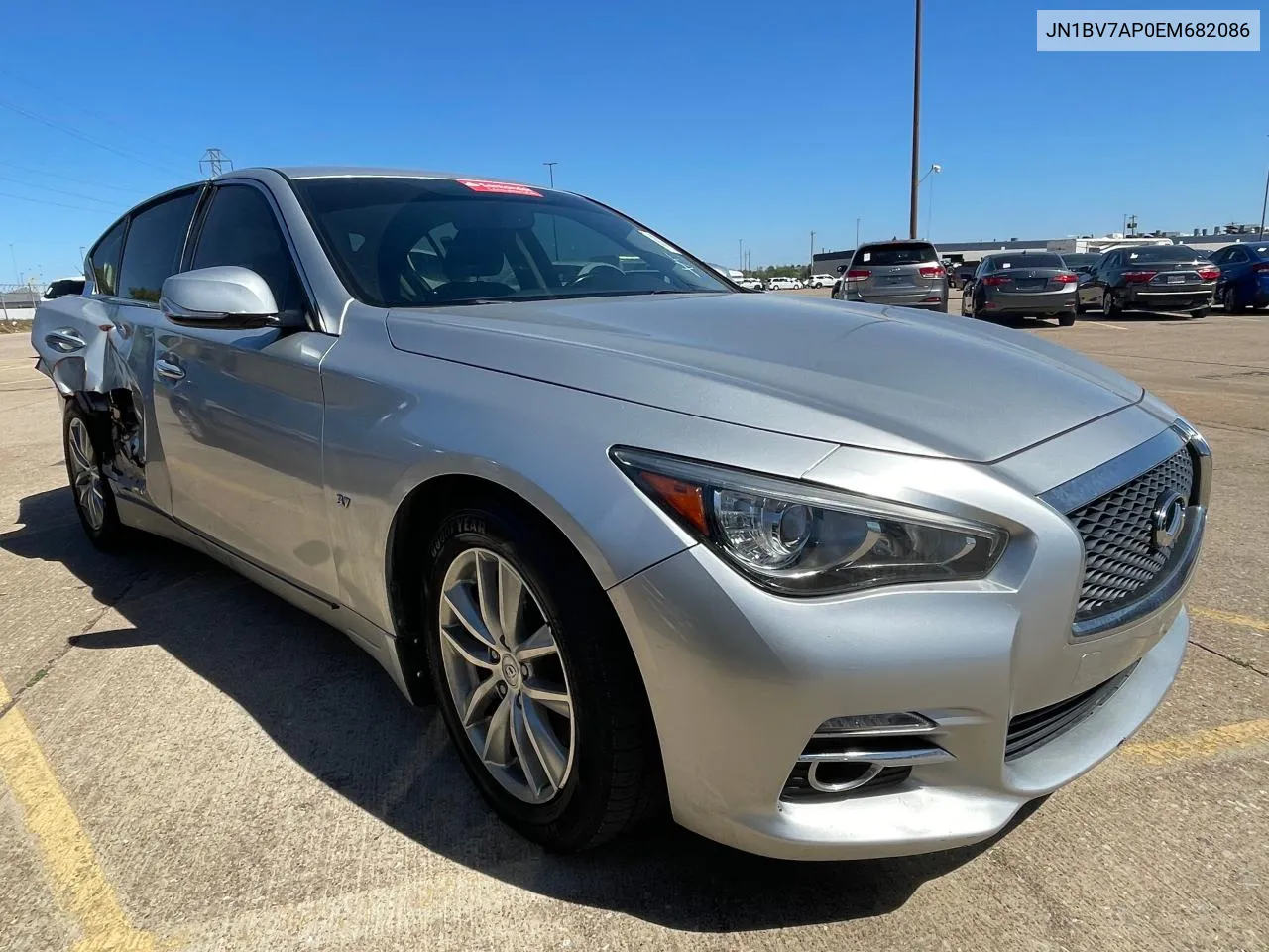 2014 Infiniti Q50 Base VIN: JN1BV7AP0EM682086 Lot: 70296534