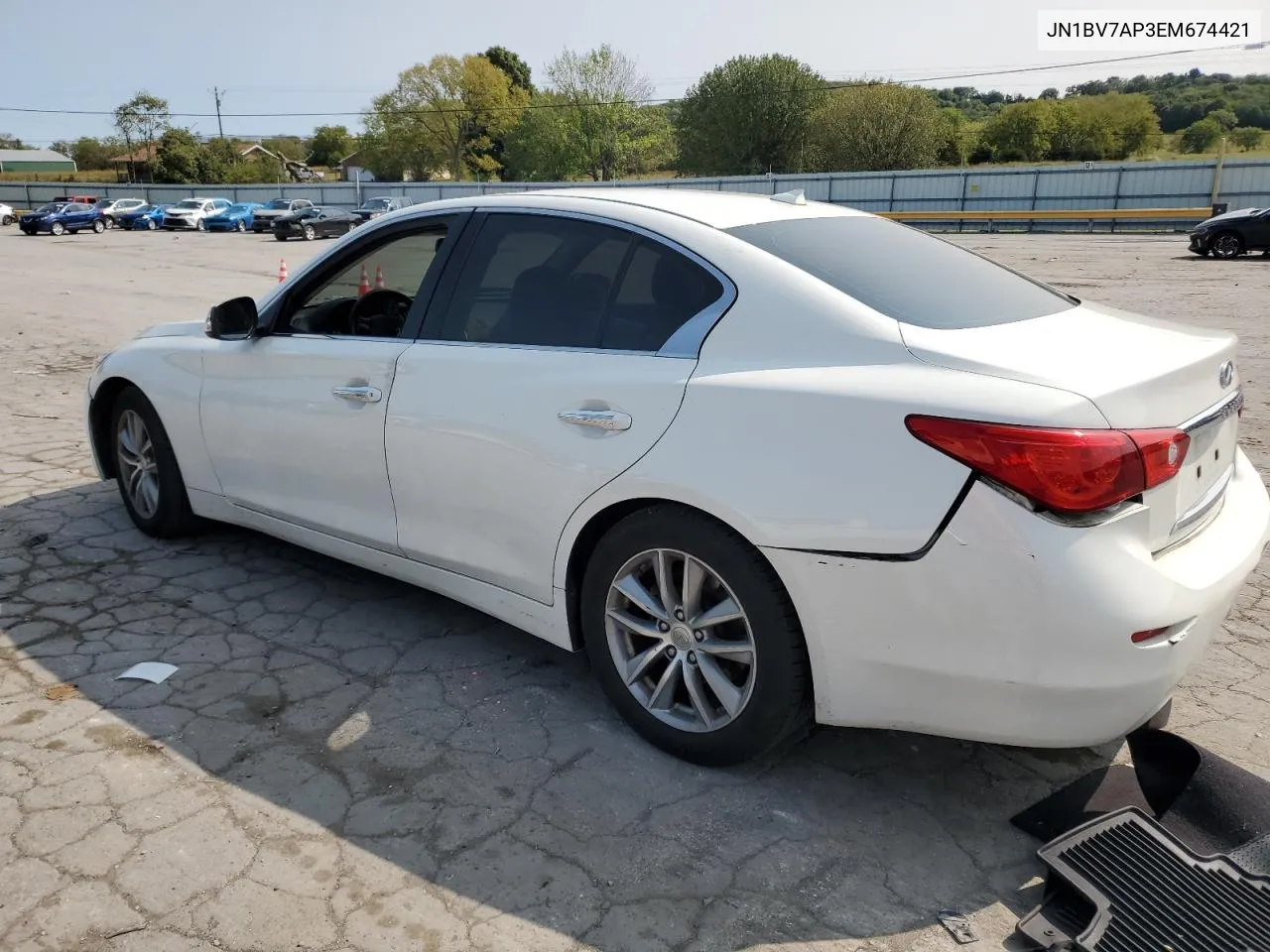 2014 Infiniti Q50 Base VIN: JN1BV7AP3EM674421 Lot: 70307894