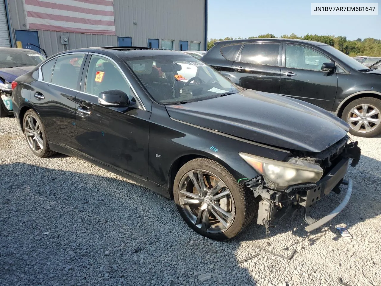 2014 Infiniti Q50 Base VIN: JN1BV7AR7EM681647 Lot: 70528604