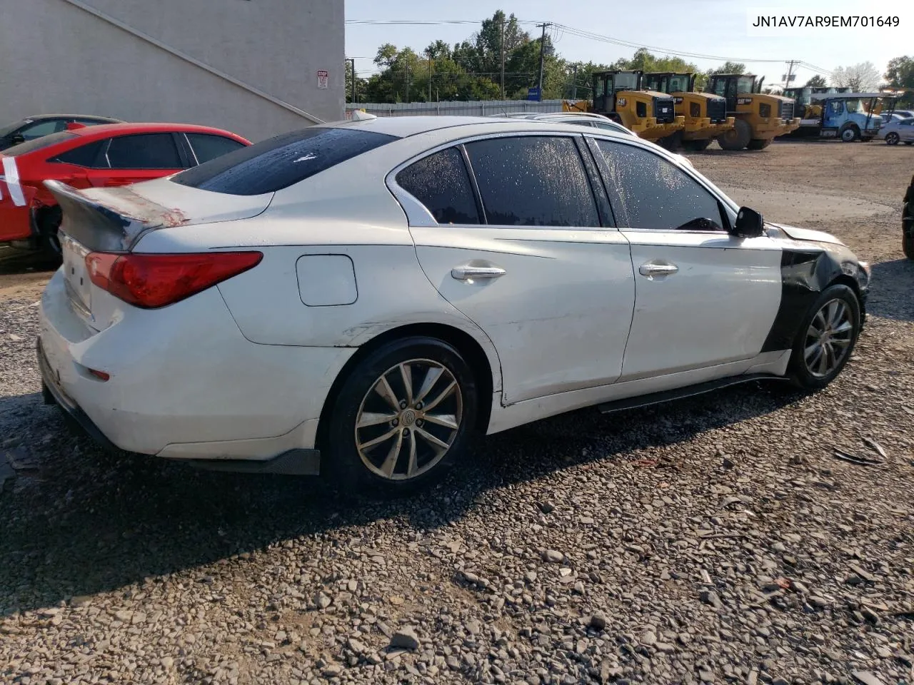 2014 Infiniti Q50 Hybrid Premium VIN: JN1AV7AR9EM701649 Lot: 70571024