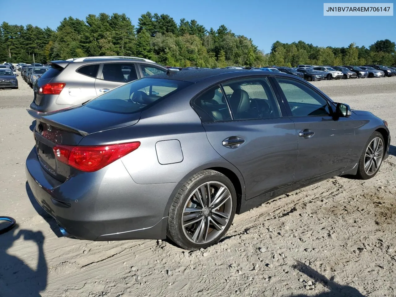 2014 Infiniti Q50 Base VIN: JN1BV7AR4EM706147 Lot: 70582234